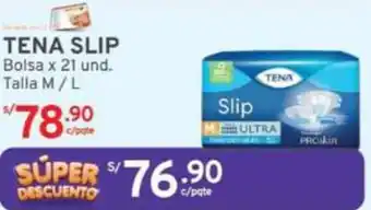 Mifarma TENA SLIP Bolsa x 21 und. Talla M/L oferta
