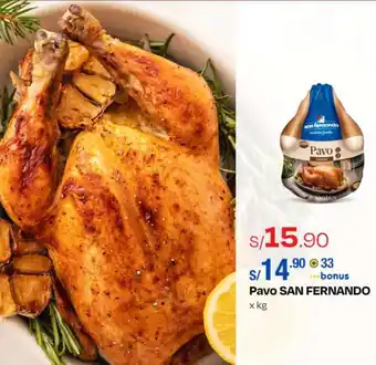 Wong Pavo SAN FERNANDO x kg oferta