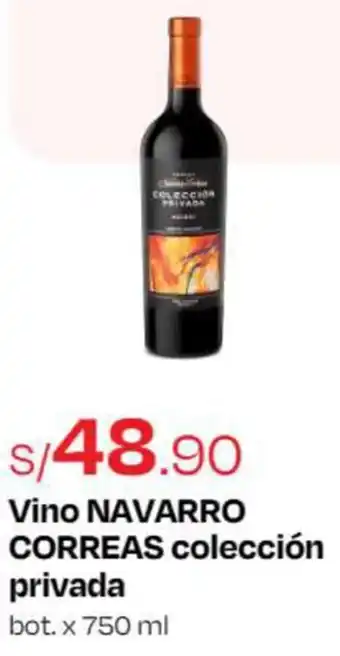Wong Vino NAVARRO CORREAS colección privada bot. x 750 ml oferta