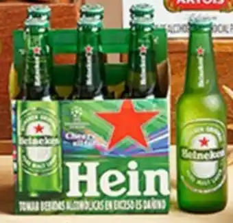 Plaza Vea Cerveza HEINEKEN pk x 6 btx 330 ml oferta