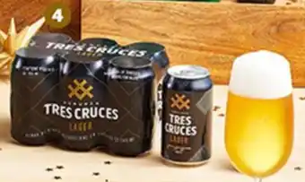 Plaza Vea Cerveza TRES CRUCES Dorada / Negra / Trigo pk x 12 lax 355 ml oferta