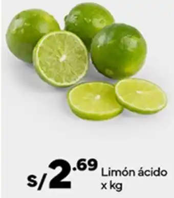 Plaza Vea Limón ácido x kg oferta