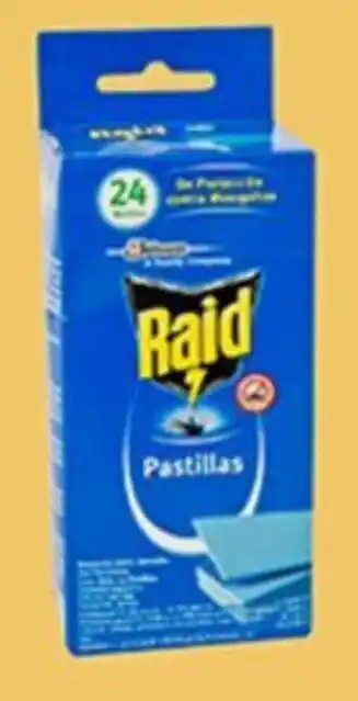 Plaza Vea Insecticida en pastilla RAID Repuesto 24 noches cj x 24 unid oferta