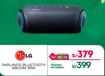 Tottus LG PARLANTE BLUETOOTH XBOOM 30W oferta