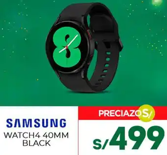 Tottus SAMSUNG WATCH4 40MM BLACK oferta