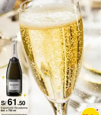 Metro Espumante Riccadonna bot. x 750 ml oferta