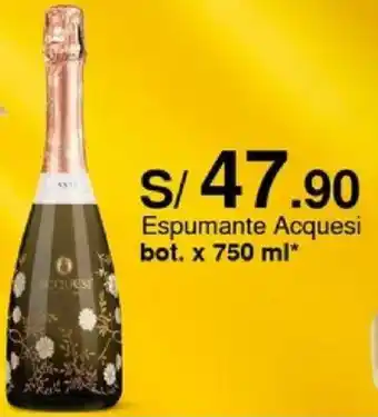 Metro Espumante Acquesi bot. x 750 ml oferta