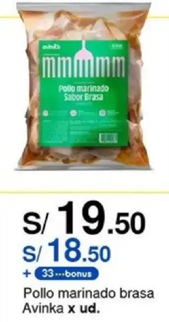 Metro Pollo marinado brasa Avinka x ud. oferta