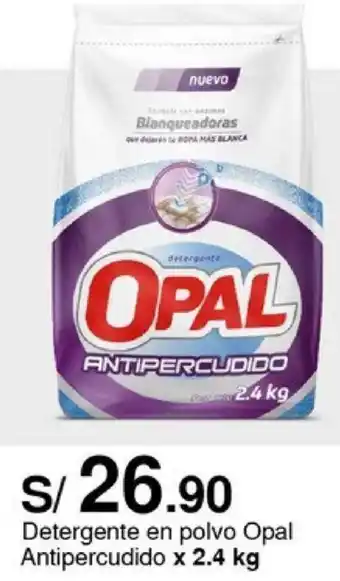 Metro Detergente en polvo Opal Antipercudido x 2.4 kg oferta