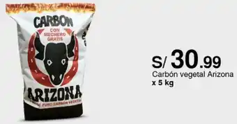 Metro Carbón vegetal Arizona x 5 kg oferta