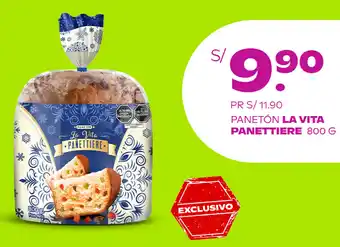 Tambo PANETÓN LA VITA PANETTIERE 800 G oferta
