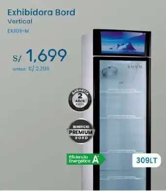 Tiendas EFE Exhibidora Bord Vertical 309LT oferta