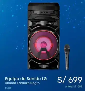 Tiendas EFE Equipo de Sonido LG oferta