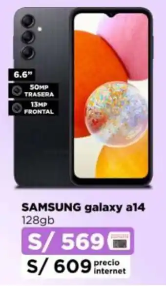 Ripley SAMSUNG galaxy a14 128gb oferta