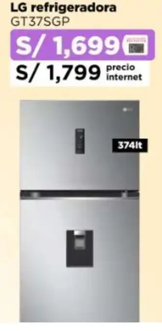 Ripley LG refrigeradora GT37SGP oferta