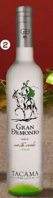 Wong PISCO GRAN DEMONIO BOT.X 500 ML oferta