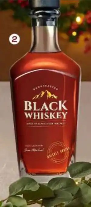 BLACK WHISKEY BOT.X 700 ML