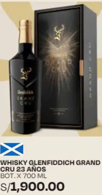 Wong WHISKY GLENFIDDICH GRAND CRU 23 AÑOS BOT.X 700 ML oferta