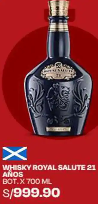 Wong WHISKY ROYAL SALUTE 21 AÑOS BOT.X 700 ML oferta
