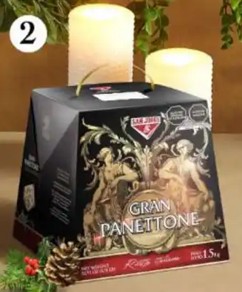Wong 2 GRAN PANETÓN + SAN JORGE X 1.5 KG oferta