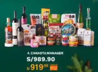 Wong CANASTA MANAGER oferta