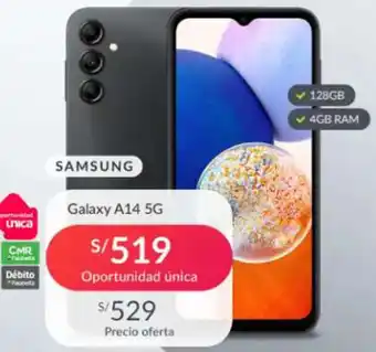 Falabella SAMSUNG Galaxy A14 5G oferta