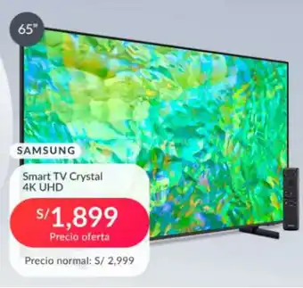 Falabella SAMSUNG Smart TV Crystal 4K UHD oferta