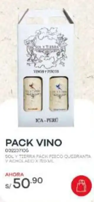 Estilos PACK VINO oferta