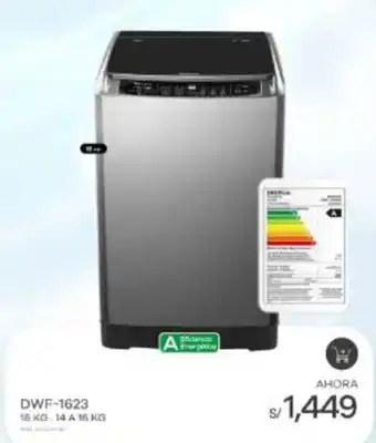 Estilos DAEWOO DWF-1623 16kg oferta