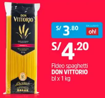 Plaza Vea Fldeo Spaghetti Don Vittorio 1kg oferta