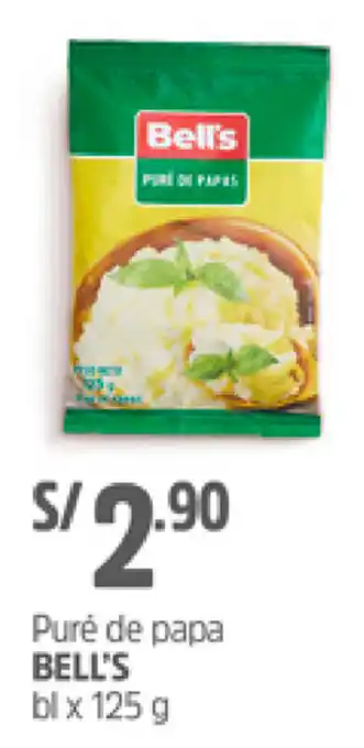 Plaza Vea Purú de Papa Bell's 125g oferta