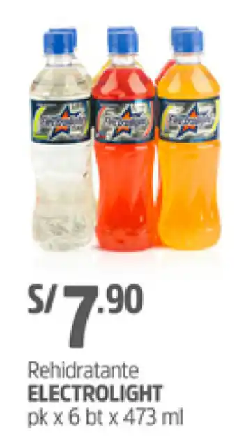 Plaza Vea Rehidratante Electrolight 6 x 473ml oferta