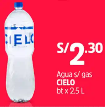 Plaza Vea Agua S/Gas Cielo 2.5L oferta