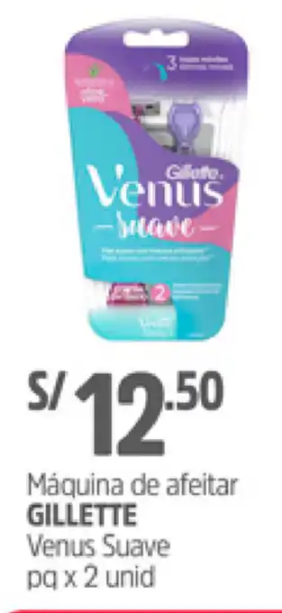 Plaza Vea Máquina de Afeitar Gillette Venus Suave 2 unid oferta