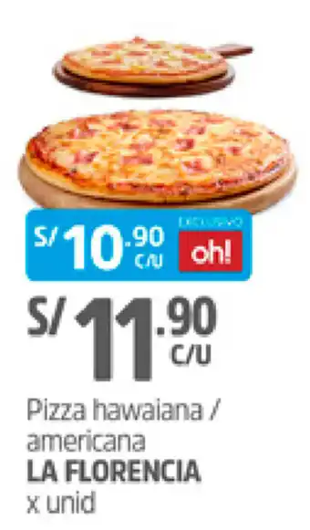 Plaza Vea Pizza Hawaiana/Americana La Florencia oferta