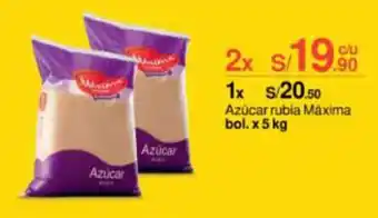 Metro Azúcar rubia Màxima bol. 5 kg x 2 oferta