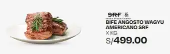 Wong BIFE ANGOSTO WAGYU AMERICANO SRF X KG oferta