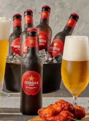 Wong CERVEZA ESTRELLA DAMM PACK 6 BOT. X 330 ML oferta