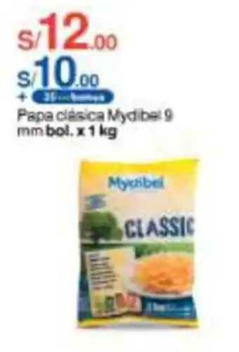 Metro Papa clásica Mydibel 9mm bol. x 1kg oferta