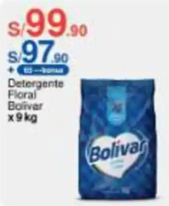 Metro Detergente Floral Bolivar x 9kg oferta