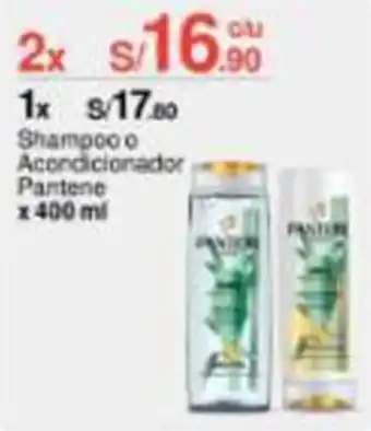 Metro Shampoo o Acondicionador Partene 400 ml x 2 oferta
