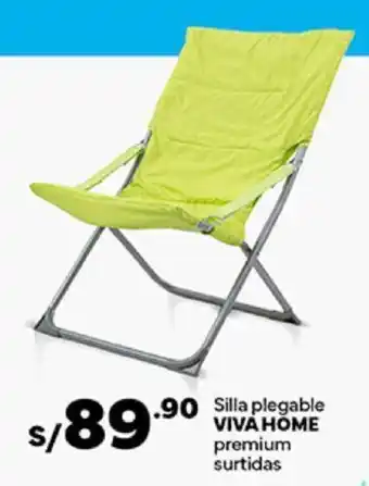 Plaza Vea Silla plegable VIVA HOME premium surtidas oferta