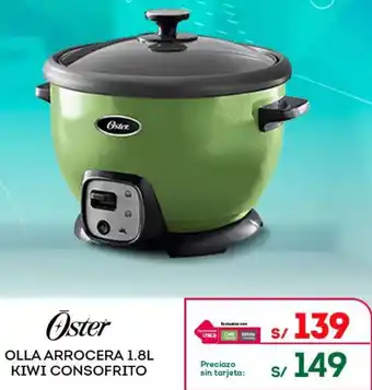 Tottus Oster OLLA ARROCERA 1.8L KIWI CONSOFRITO oferta