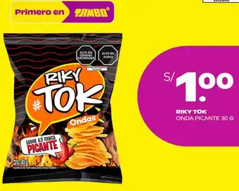 Tambo RIKY TOK ONDA PICANTE 30G oferta
