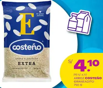 Tambo ARROZ COSTEÑO GRANEADITO 750G oferta
