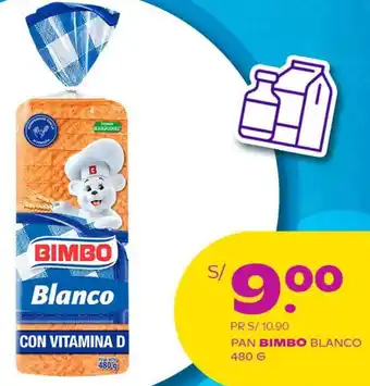 Tambo PAN BIMBO BLANCO 480G oferta