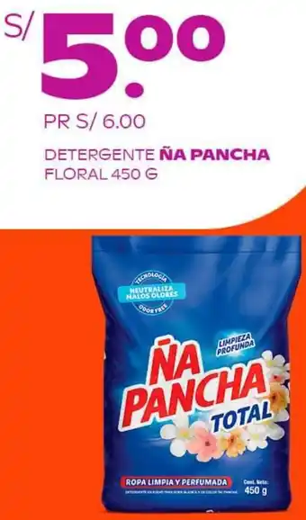 Tambo DETERGENTE NA PANCHA FLORAL 450G oferta