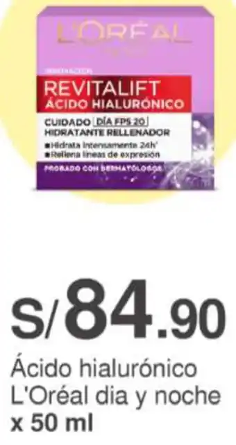 Metro Ácido hialurónico L'Oréal dia y noche x 50ml oferta