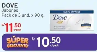 Mifarma DOVE Jabones Pack de 3 und. x 90g oferta
