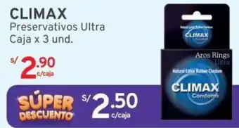 Mifarma CLIMAX Preservativos Ultra Caja x 3 und. oferta
